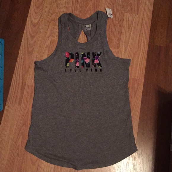 PINK Victoria's Secret Tops - Pink Victoria Secret Tank Top Sz XS NWT